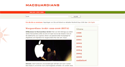 Desktop Screenshot of macguardians.de