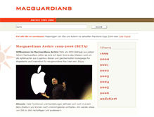 Tablet Screenshot of macguardians.de